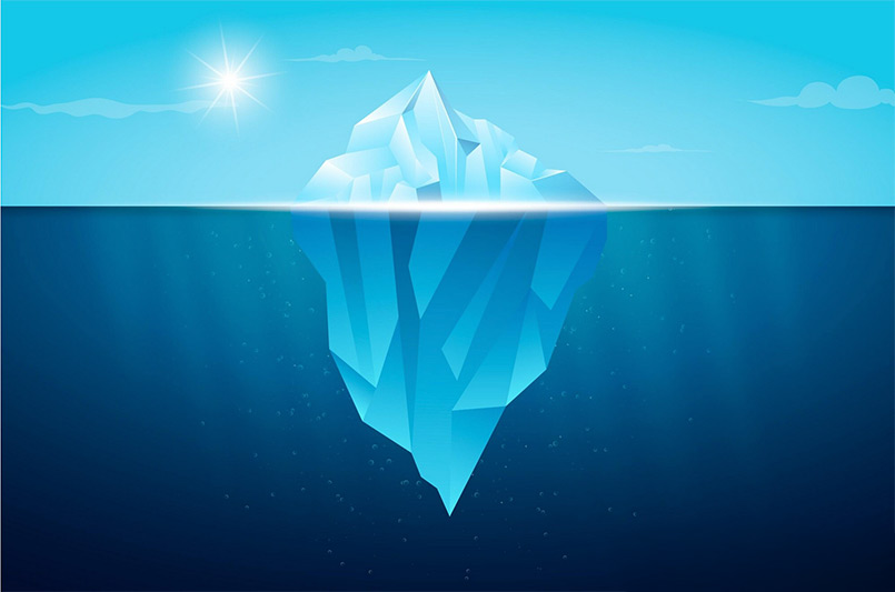 illustration iceberg