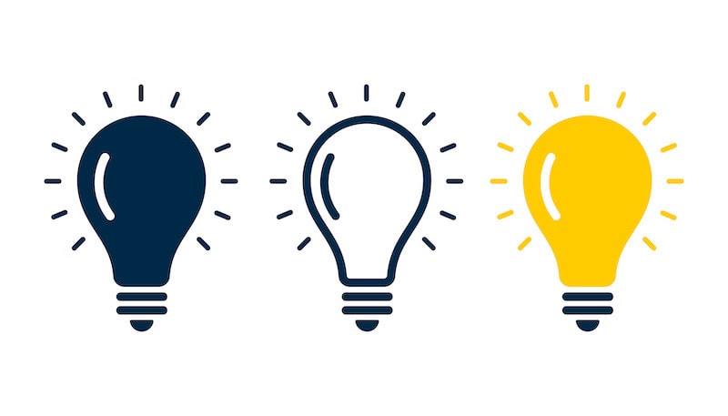 illustration ampoules idees